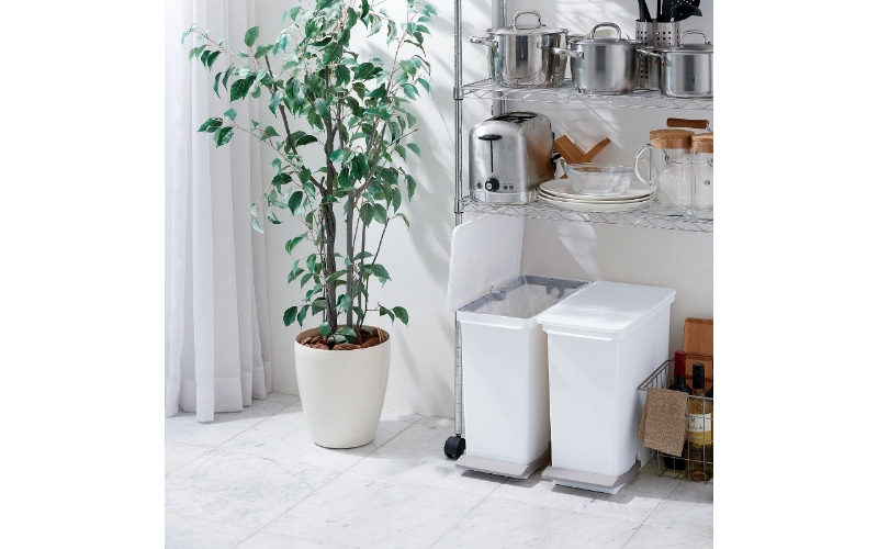 オルア25スリム　タテ型　分別ペダル　ペール　LBD-13／ライクイット　like-it　 オシャレ　ゴミ箱　日本製【like004】