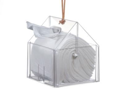 再生プラスチックを使ったティッシュホルダー ＴＨＲ－０１ ベージュ ／ ライクイット ティッシュケース 持ち運び 取手 トイレットペーパー ロールペーパー 奈良県 葛城市【like089】