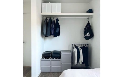 クローゼットシステム 引出しタイプL　CS-D3 (7色からお好きなカラーが選べる)  ／ オールホワイト  収納 ライクイット like-it 奈良県 葛城市【like098-3】