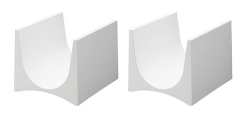 スタッキングワインラック２P STK-12L ホワイト ／ ライクイット like-it ワインラック スリム 収納 日本製【like048】