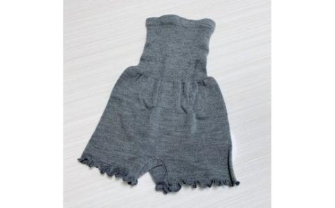 ニット腹巻きパンツ　グレー　フリーサイズ　おなかまであたためる！／道の駅かつらぎ　葛城市　奈良県【ekik008】