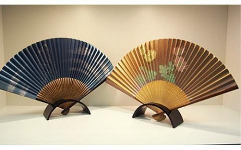 クロマシャイン（Ｒ）使用　特製扇子　2本セット【tyal001】