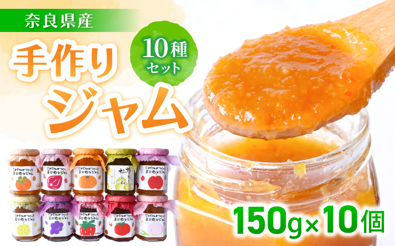 手作り ジャム １０種セット ／ お取り寄せ いちじく 梅 柿 トマト りんご ミックス など【ekik001】