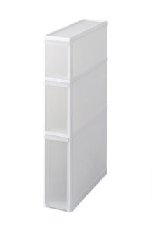 スリムストレージ　ファイントールストッカー　FTS-111／ライクイット　like-it　シンプル　収納　３段　スリム　引出し　日本製【like017】