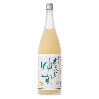 梅乃宿 あらごしゆず 1800ml ／ お酒 リキュール ギフト 贈り物 プレゼント 人気 メーカー直送 柚子 デザート ロック ストレート 奈良県 葛城市【umyd019】