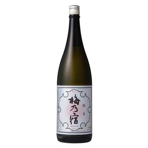 梅乃宿 純米 1800mL ／ 日本酒 お酒 純米酒 国産 奈良県 葛城市【umyd032】