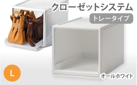 クローゼットシステム トレータイプL　CS-T6 (3色からお好きなカラーが選べる)  ／ オールホワイト 収納 ライクイット like-it 奈良県 葛城市【like095-3】