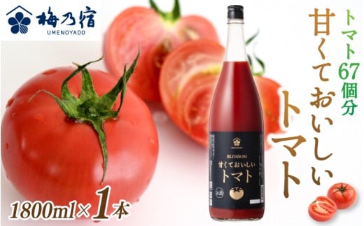 梅乃宿 甘くておいしいトマト １８００ｍｌ／ 国産 とまと トマト 果肉 リキュール お酒 健康 香料・着色料・安定剤不使用【umyd040】