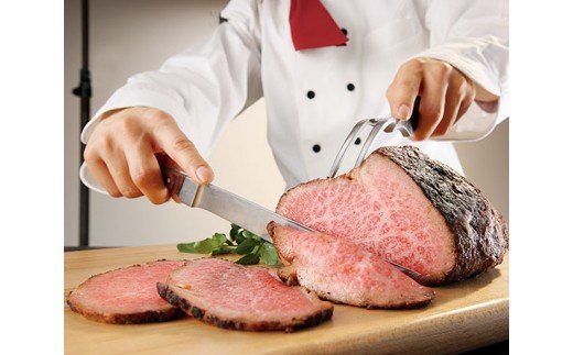 (冷凍)大和榛原牛 ローストビーフ 540g ／ うし源本店 黒毛和