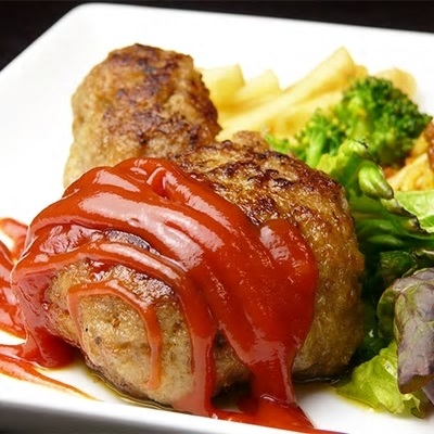 (冷凍)肉料理うし源 手造りハンバーグ5個入 / 黒毛和牛 国産