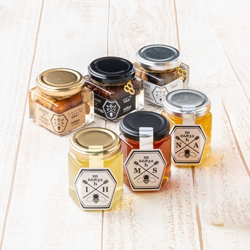 【むろうはちみつ】奈良産純粋はちみつ３種＆蜂蜜漬け３