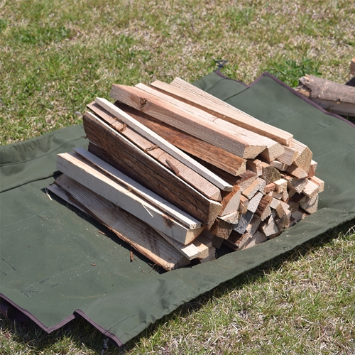 キャンプ・焚き火用 薪バッグ ／ 薪キャリー 薪入れ ログキ