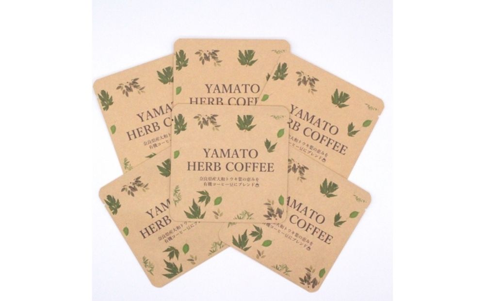 YAMATO HERB COFFEE ドリップ パック カフェイン有 6個入／松田商