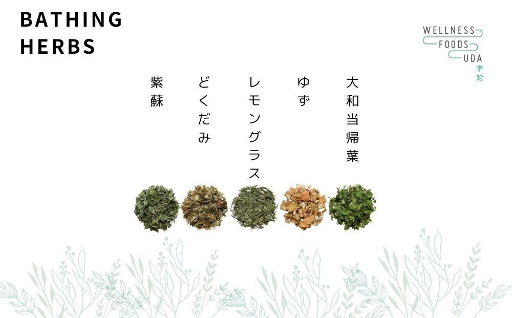 ミックス ハーブ 入浴剤 １箱(５包入)×１個 / ウェルネスフ