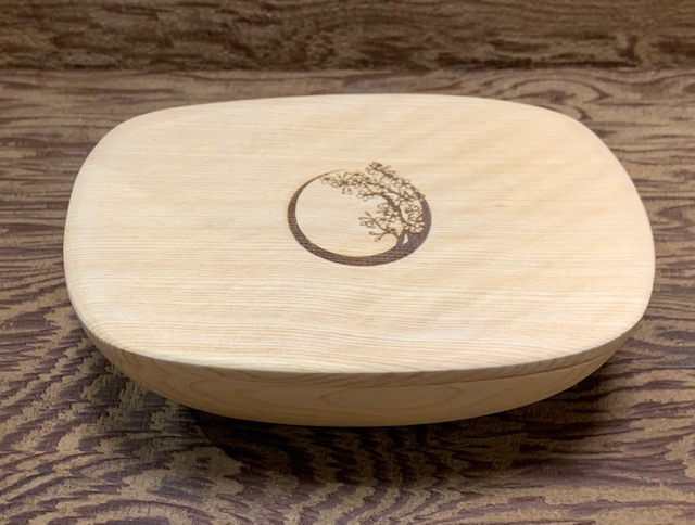 木曽檜 バスタブ型 弁当箱 【 桜 】 ランチ タブ ／ 津田瑞