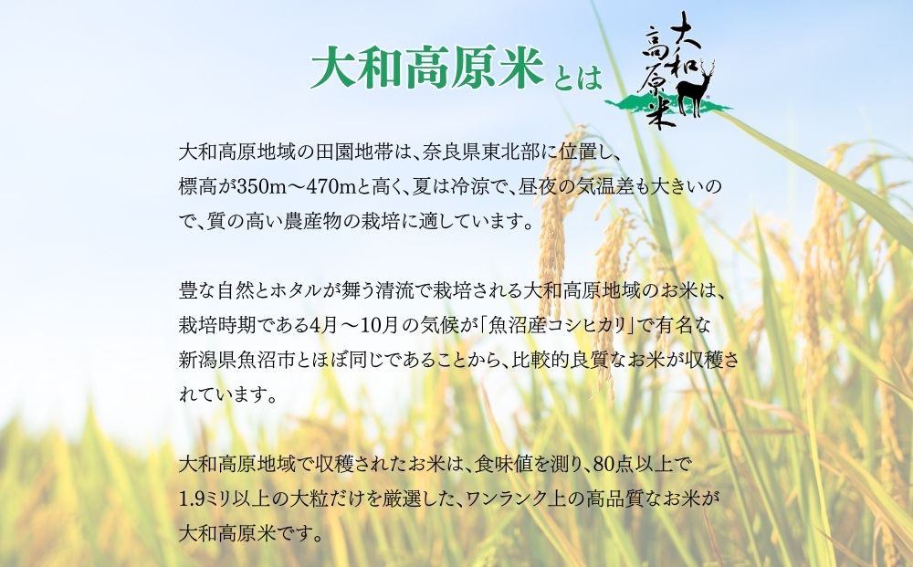 ＜先行予約＞令和7年宇陀市産 ゆうだい21 白米5kg 栽培期間