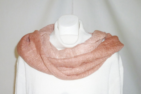 （F）草木染のストール