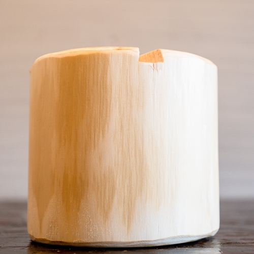 森の丸太スタンド 「MIGAKI」 スマホスタンドとエコバッグセ