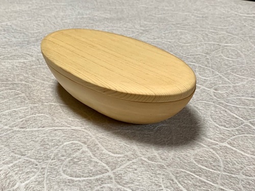 木曽檜 楕円型 ダイエット スリム 弁当箱／津田瑞苑 ボウル