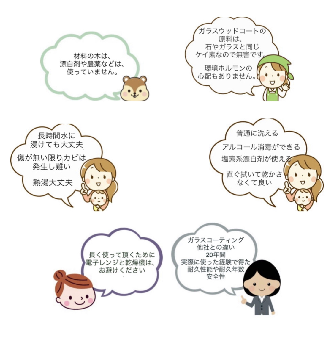 木曽檜 バスタブ型 弁当箱 【 パンダ 】 ランチ タブ ／ 津