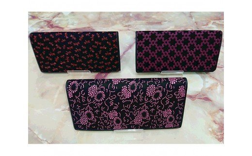 印傳 長財布束入 小銭入なし(女性用)