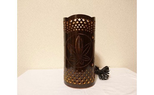 竹あかり カエデB-1(表皮焦がしタイプ)／行灯 照明 間接照明