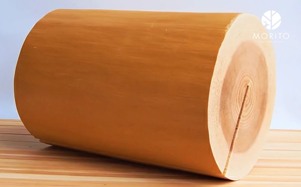 森の丸太スツール＜杉／磨き丸太仕上げ＞／ スツール オッ