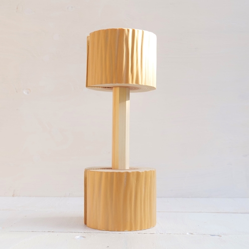 森のインテリア＜杉／絞り丸太仕上げ＞/ 木製 インテリア 