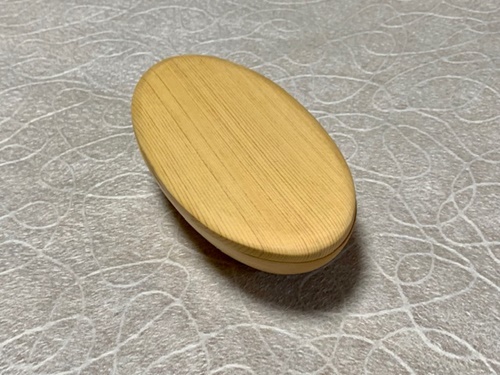 木曽檜 楕円型 ダイエット スリム 弁当箱／津田瑞苑 ボウル