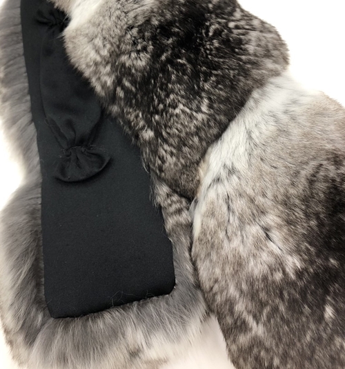 ファー マフラー チンチラ ナチュラル ／ 西本毛皮商店 フ