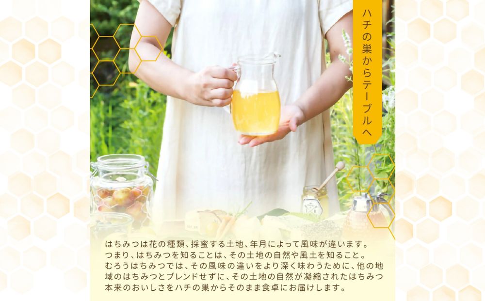 奈良産純粋はちみつ600g／ むろうはちみつ 66832 室生 国産 蜂