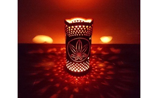 竹あかり カエデB-1(表皮焦がしタイプ)／行灯 照明 間接照明