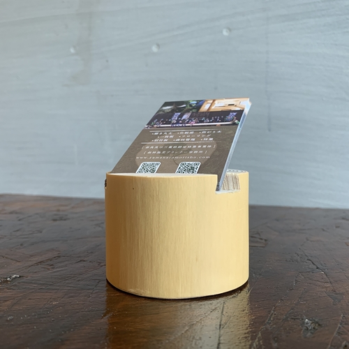 森の丸太スタンド 「MIGAKI」 スマホスタンドとエコバッグセ