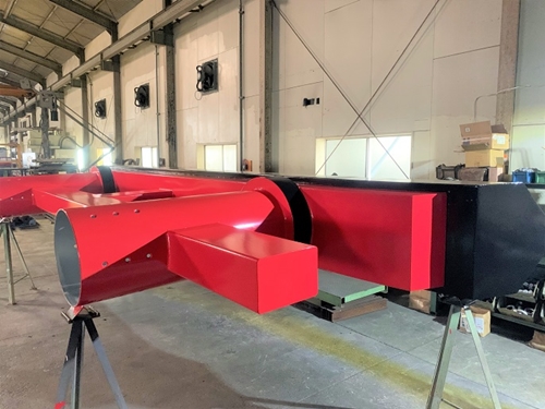 鋼製鳥居 間口(約)幅2.5ｍ×間口(約)高さ3.0ｍ／植平工業 200年