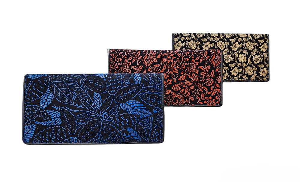 印傳 長財布束入 小銭入なし(女性用)