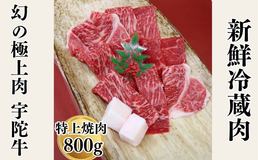 特産 認定肉 宇陀牛 国産 黒毛和牛 特上 焼肉 約800g チルド /