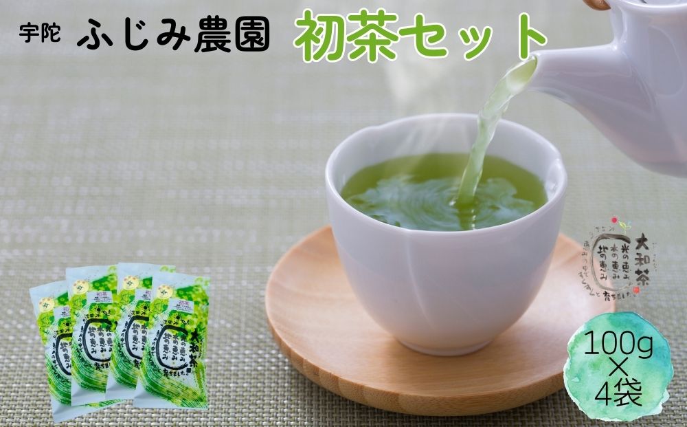 初茶４袋セット / ふじみ農園 緑茶 安心 安全 無農薬 奈良県