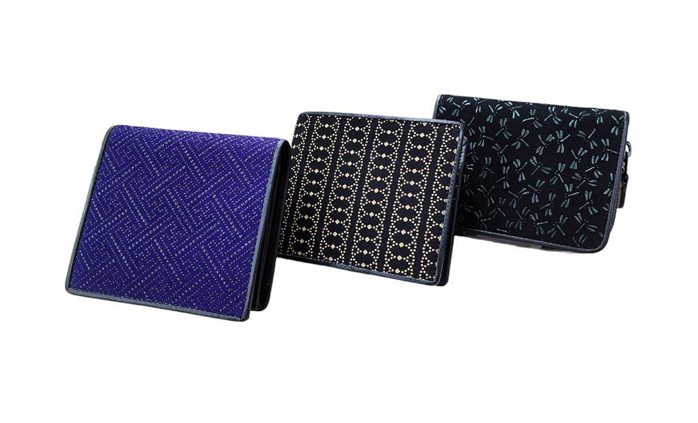 印傳 二つ折り財布(男性用)