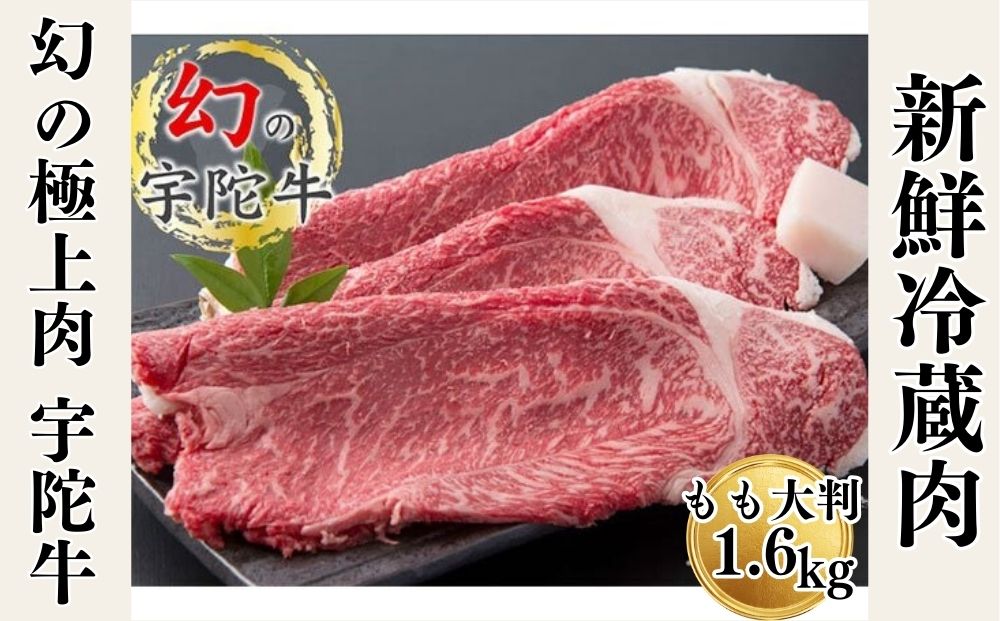 特産 認定肉 宇陀牛 国産 黒毛和牛 もも 大判 焼肉 約1.6kg チ