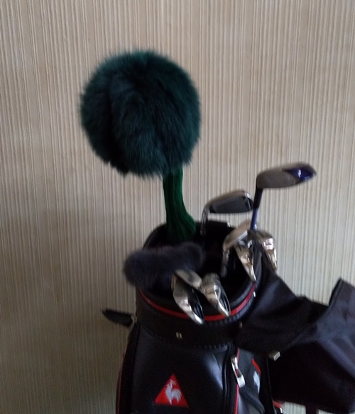 ゴルフ ヘッドカバー ドライバー用 フォレスト グリーン ブ