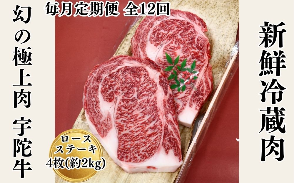 毎月定期便全12回 名産 認定肉 宇陀牛 国産 黒毛和牛 特選