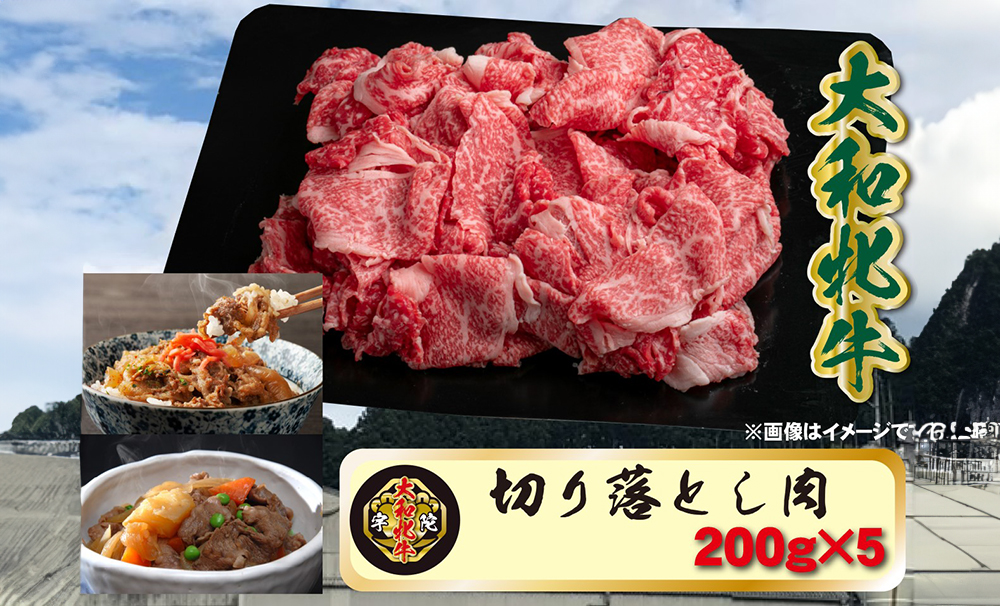 (冷凍) 大和牝牛 切り落とし肉 200g×5 YMKO1 ／牛丼 肉じゃが