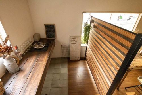 パーテーション 「SHIMA」 ～縞～ スリム ／ KIZAIKU C+ 無垢 手