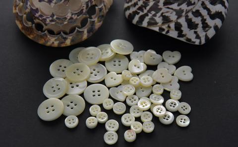 【生地：ノーアイロン】オーダーワイシャツ-「オリジナルネーム入り」川西町産貝ボタン使用-高瀬貝