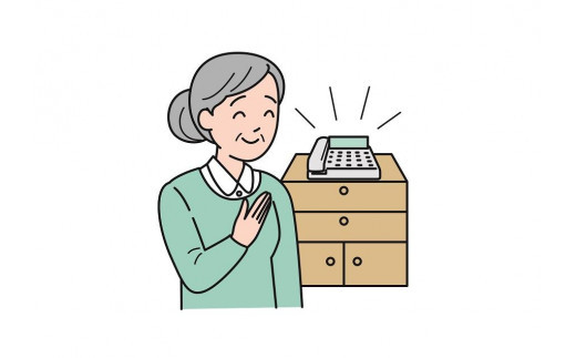 みまもりでんわサービス【固定電話】 （12か月） ／ 見守り お年寄り 故郷 田舎 奈良県 田原本町