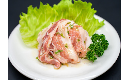 （冷凍） 国産 豚バラ 特製 塩だれ 豚スライス 170g×5個 ／ 歩商事 おかず おつまみ やみつき 豚肉 焼肉 奈良県 田原本町