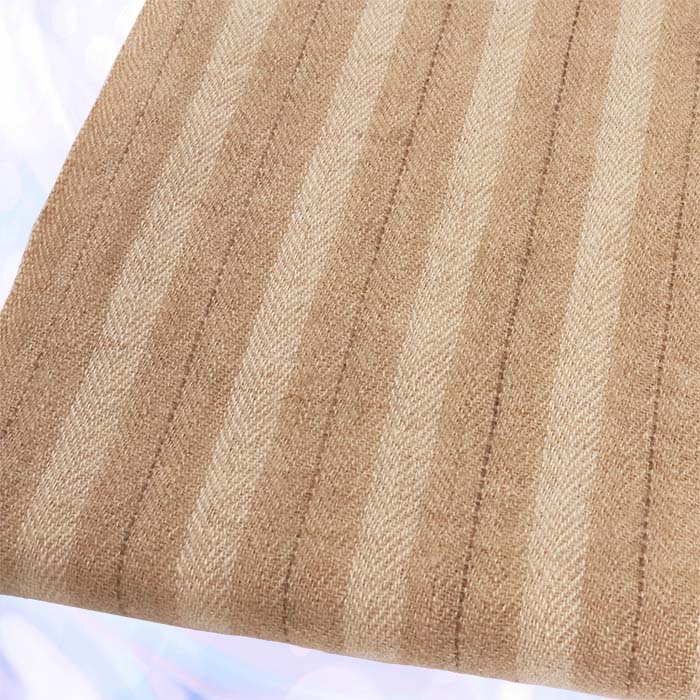 無染色 高級 カシミヤ100％ 薄手 大判 ストール ストライプ柄 66414 レディース 内モンゴル産 ベージュ ／ まちづくり観光振興機構 通勤 通学 プレゼント ギフト 奈良県 田原本町