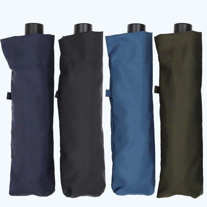 メンズ 晴雨兼用傘 折りたたみ 392302 ミラトーレ 超撥水 無地 日本製 ブルーグレー ／ まちづくり観光振興機構 折りたたみ ファインデニール 全天候型  通勤 通学 軽量 奈良県 田原本町