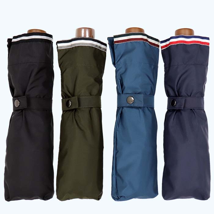 メンズ 雨傘 無地 392301 ネイビー 折りたたみ ミラトーレ ミニ傘 60cm 3つ折り 日本製 ／ まちづくり観光振興機構 ロングサイズ 通勤 通学 超撥水 奈良県 田原本町