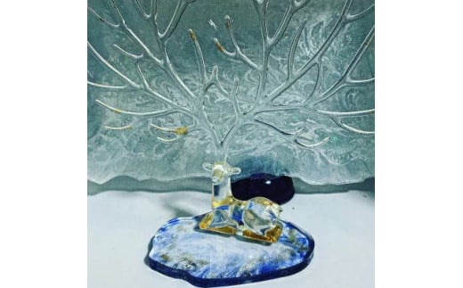 deer figurine(鹿の置物) ／ fleur misaki お祝い インテリア 雑貨 プレゼント ギフト スピリチュアル 水晶 鹿 奈良県 田原本町